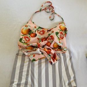 Kortni Jean Large Swim Top and High Waist Bottoms